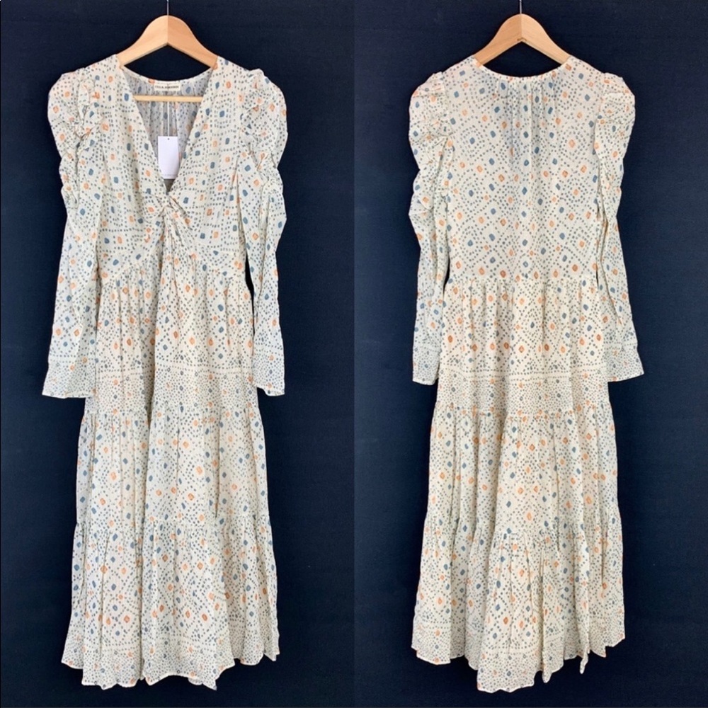NWOT Ulla Johnson Miya Cream Dress | Size 4